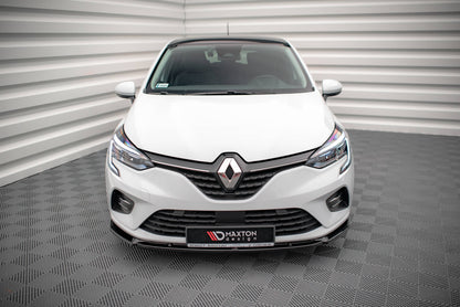Front Ansatz V.2 für Renault Clio Mk5 schwarz Hochglanz
