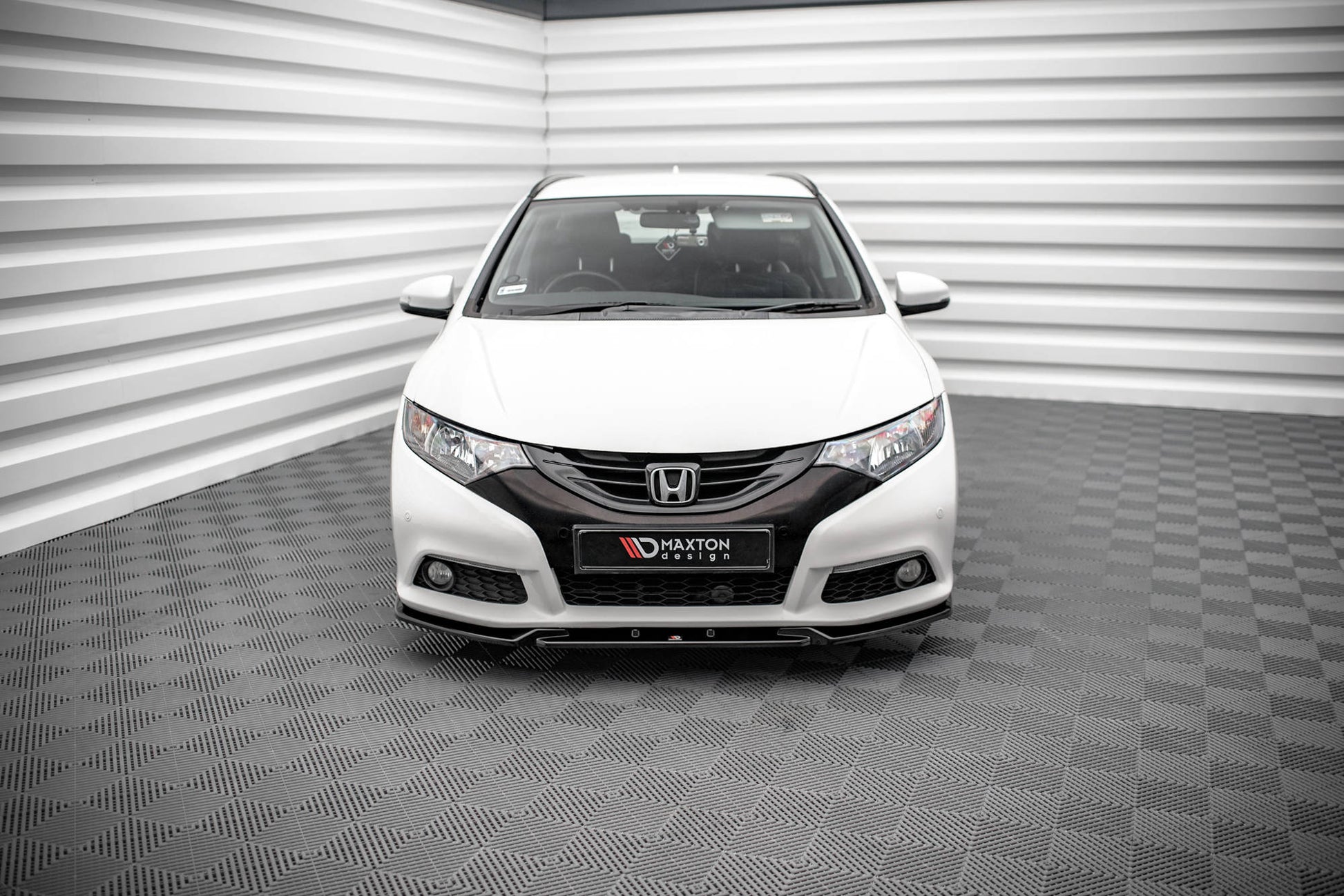 Front Ansatz V.2 für Honda Civic Mk9 schwarz matt