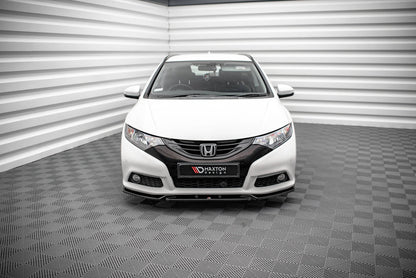 Front Ansatz V.2 für Honda Civic Mk9 schwarz matt
