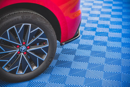 Heck Ansatz Flaps Diffusor für Skoda Kamiq schwarz matt