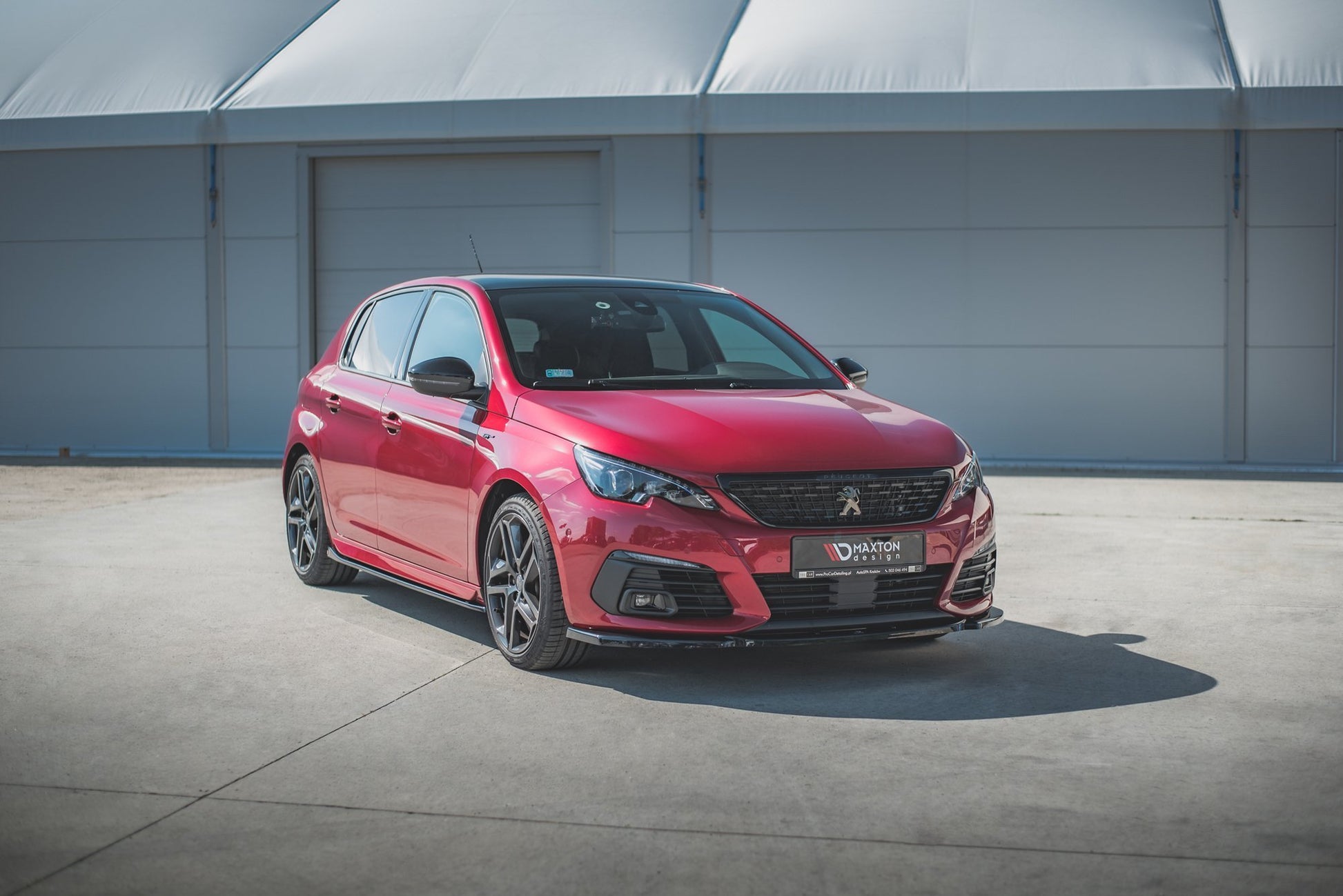 Front Ansatz V.2 für Peugeot 308 GT Mk2 Facelift Carbon Look