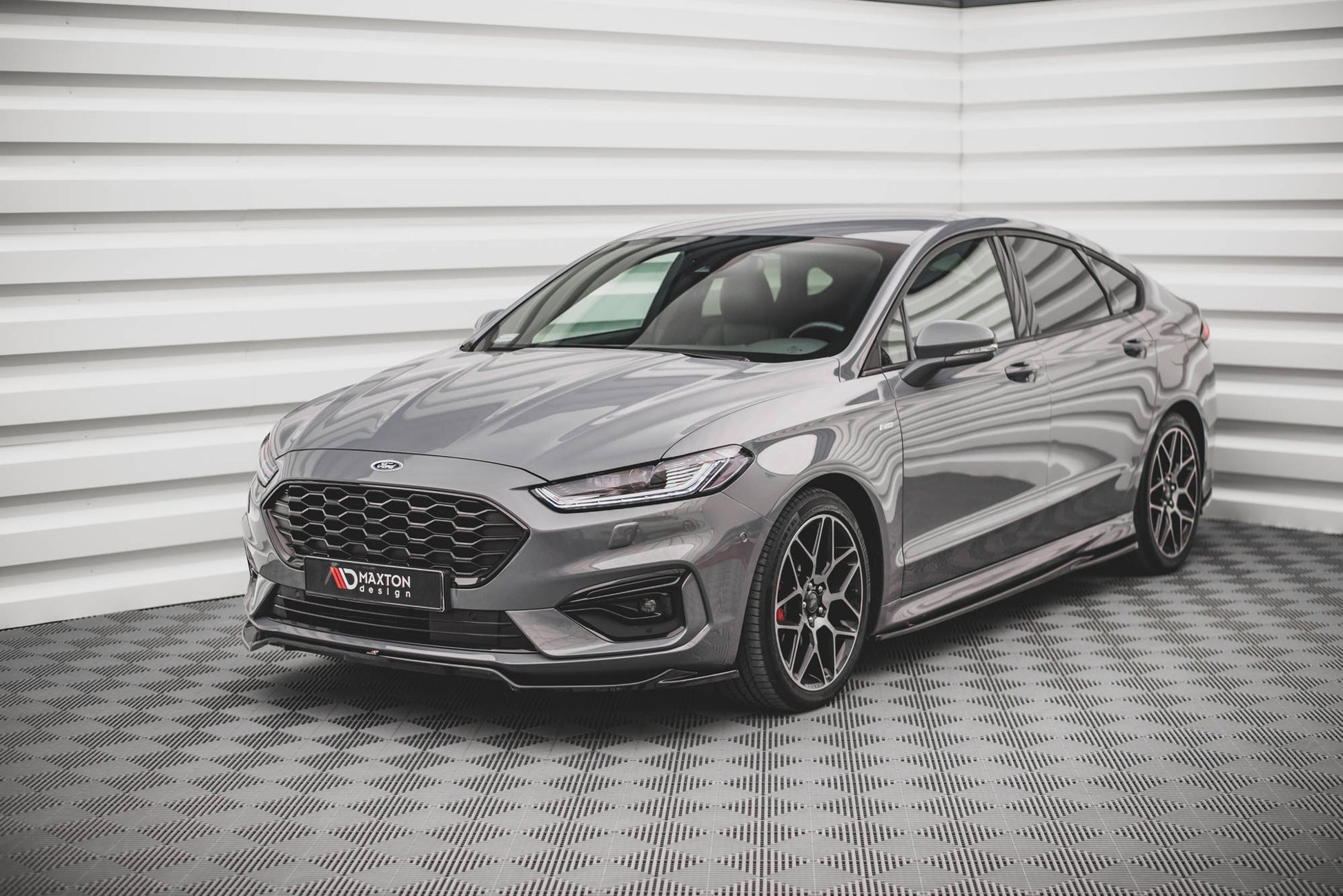 Seitenschweller Ansatz für Ford Mondeo ST-Line Mk5 Facelift Carbon Look