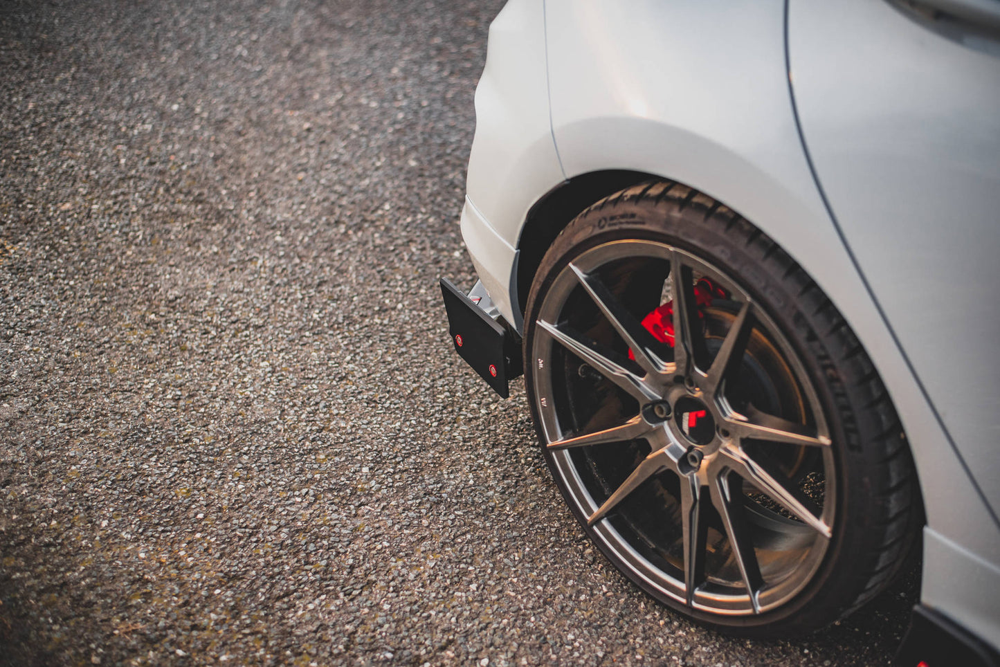 Heck Ansatz Flaps Diffusor +Flaps für V.4 Ford Fiesta ST Mk8