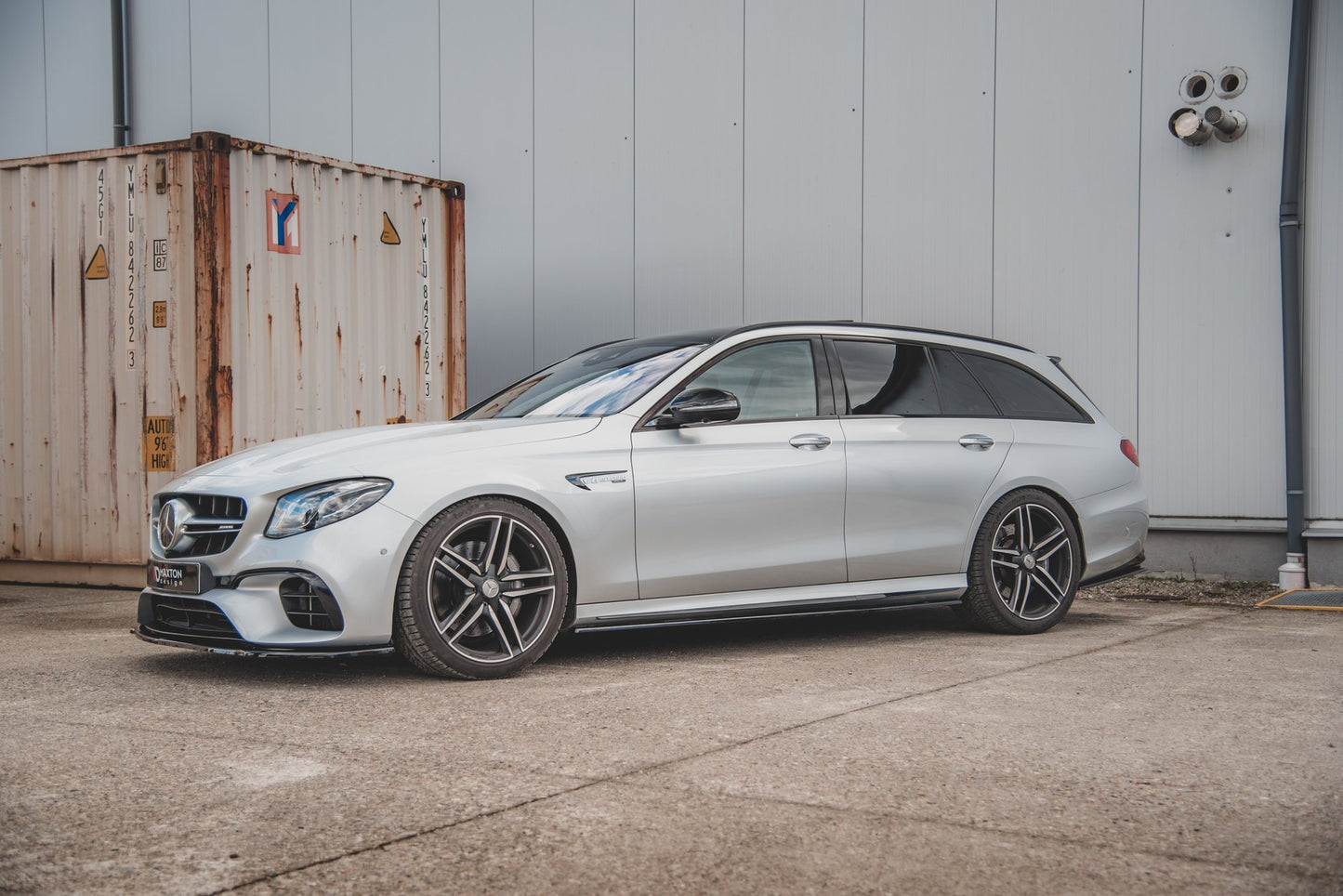 Seitenschweller Ansatz für Mercedes-Benz E63 AMG Kombi/Limousine S213/W213 Carbon Look