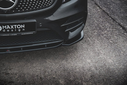 Front Ansatz V.1 für Mercedes-Benz V-Klasse AMG-Line W447 Facelift schwarz matt