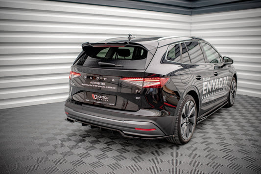 Spoiler CAP für Skoda Enyaq iV schwarz matt