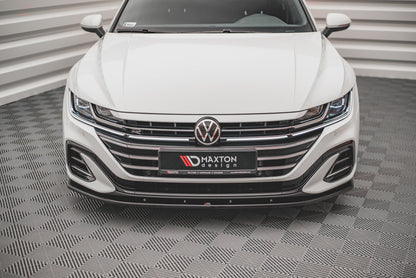 Front Ansatz V.2 für Volkswagen Arteon R-Line Facelift schwarz matt
