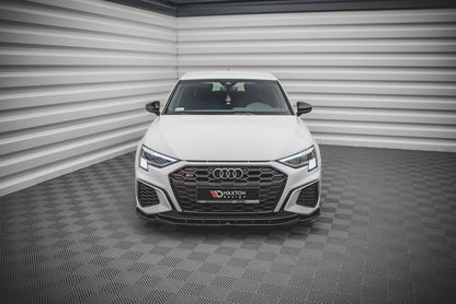 Front Ansatz V.4 für Audi S3 / A3 S-Line 8Y Carbon Look