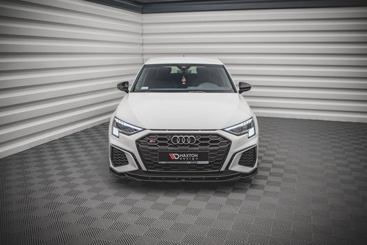 Front Ansatz V.4 für Audi S3 / A3 S-Line 8Y Carbon Look