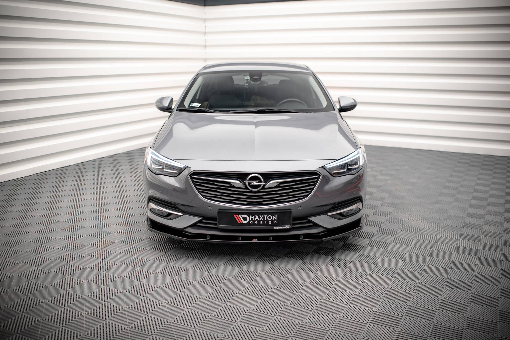 Front Ansatz V.1 für Opel Insignia Mk2 schwarz matt