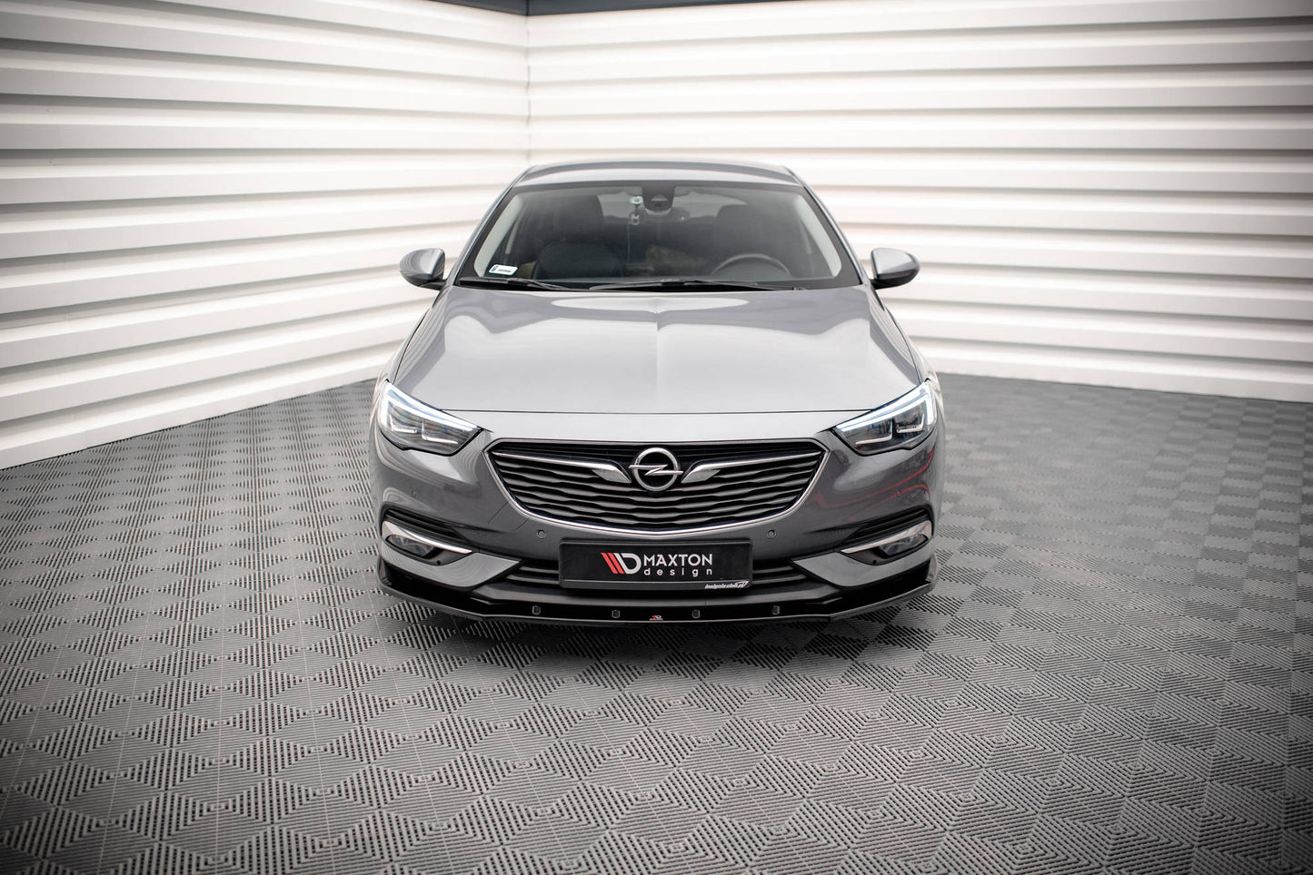 Front Ansatz V.1 für Opel Insignia Mk2 schwarz Hochglanz