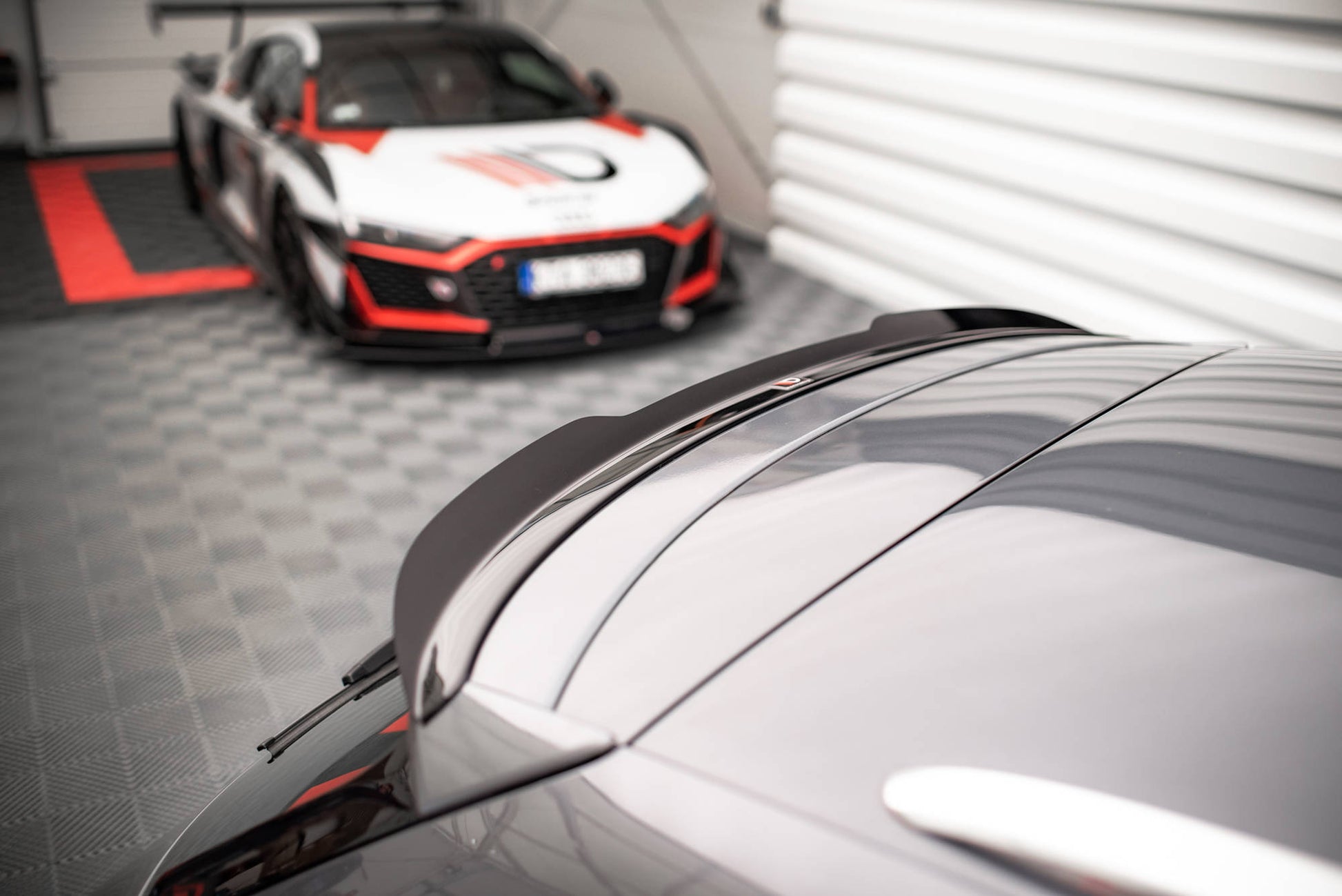 Spoiler CAP für Seat Leon FR Sportstourer Mk3 Carbon Look