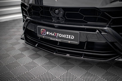 Front Ansatz V.3 für Lamborghini Urus Mk1 schwarz Hochglanz