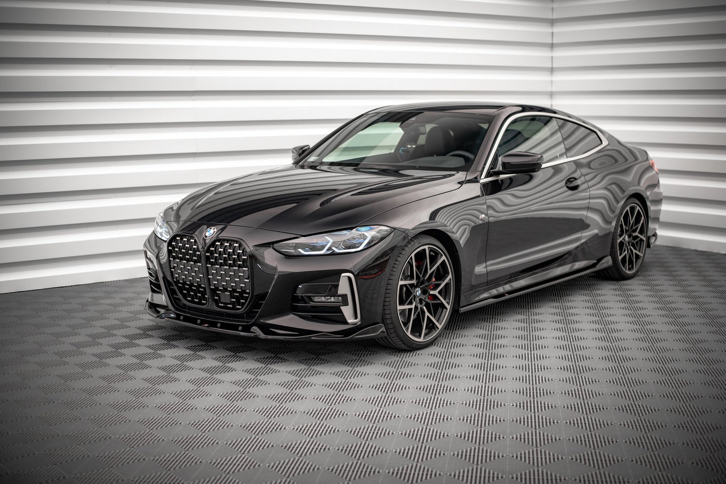 Front Ansatz V.2 für BMW 4er M-Paket G22 Carbon Look