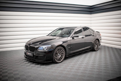 Seitenschweller Ansatz für BMW 7 M-Paket F01 schwarz Hochglanz