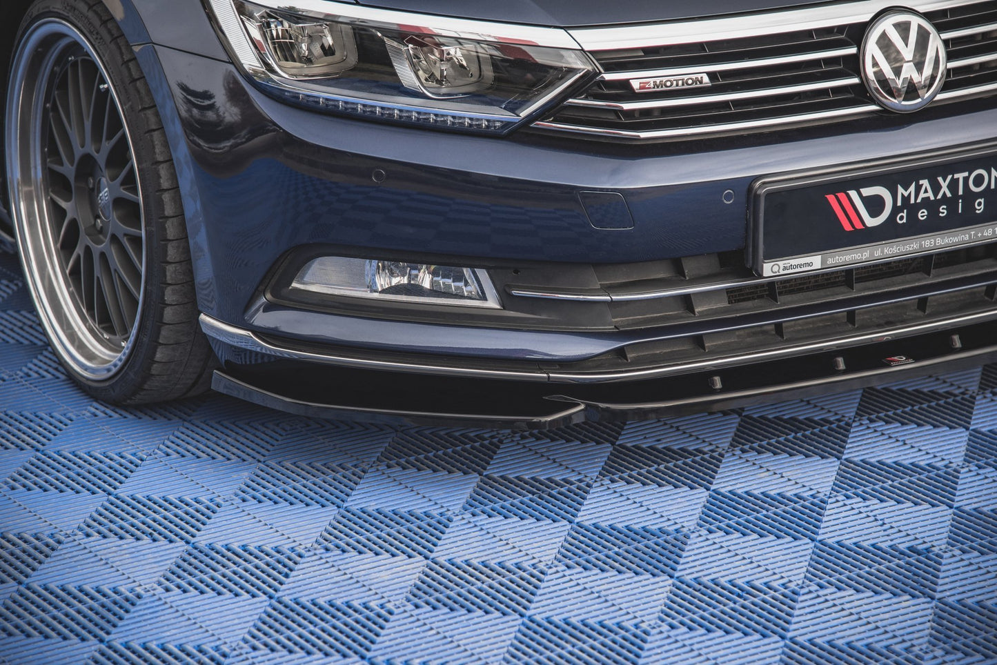 Front Ansatz V.1 für Volkswagen Passat B8 Carbon Look