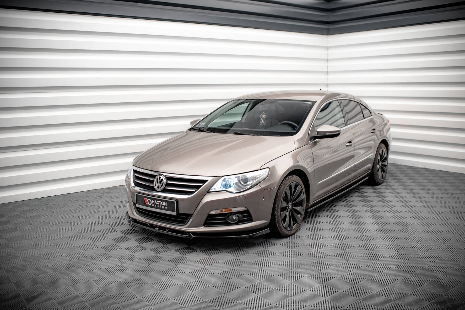 Seitenschweller Ansatz für V.2 für Volkswagen Passat CC Carbon Look