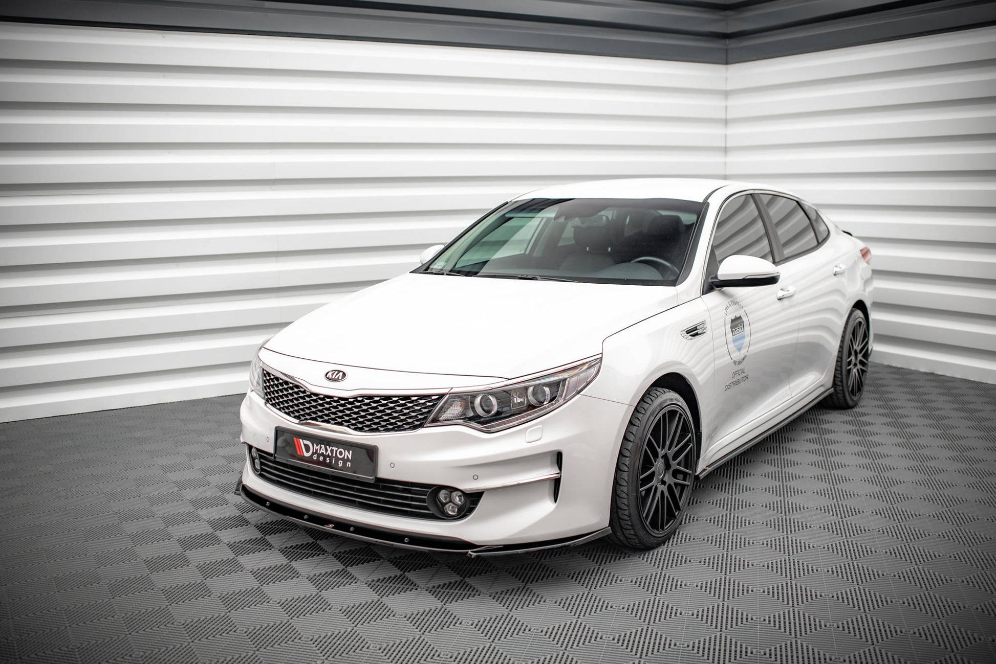 Front Ansatz V.2 für Kia Optima Mk4 schwarz matt