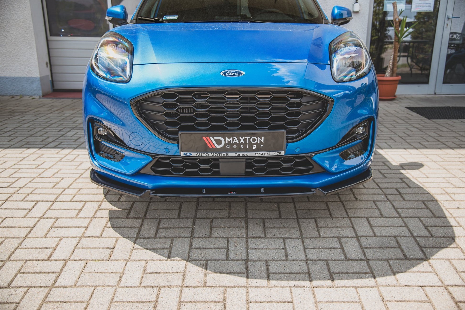 Front Ansatz für Ford Puma ST-Line schwarz Hochglanz