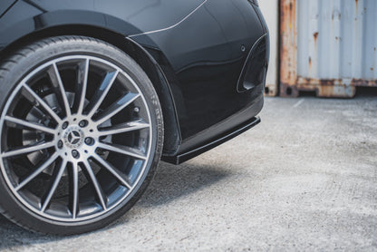 Mittlerer Diffusor Heck Ansatz für Mercedes-Benz CLS AMG-Line C257 Carbon Look