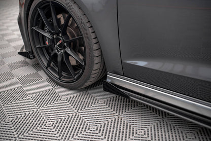 Side Flaps Audi S3 Sportback 8V Facelift schwarz Hochglanz