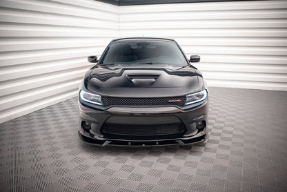 Front Ansatz V.2 für Dodge Charger SRT Mk7 Facelift schwarz matt