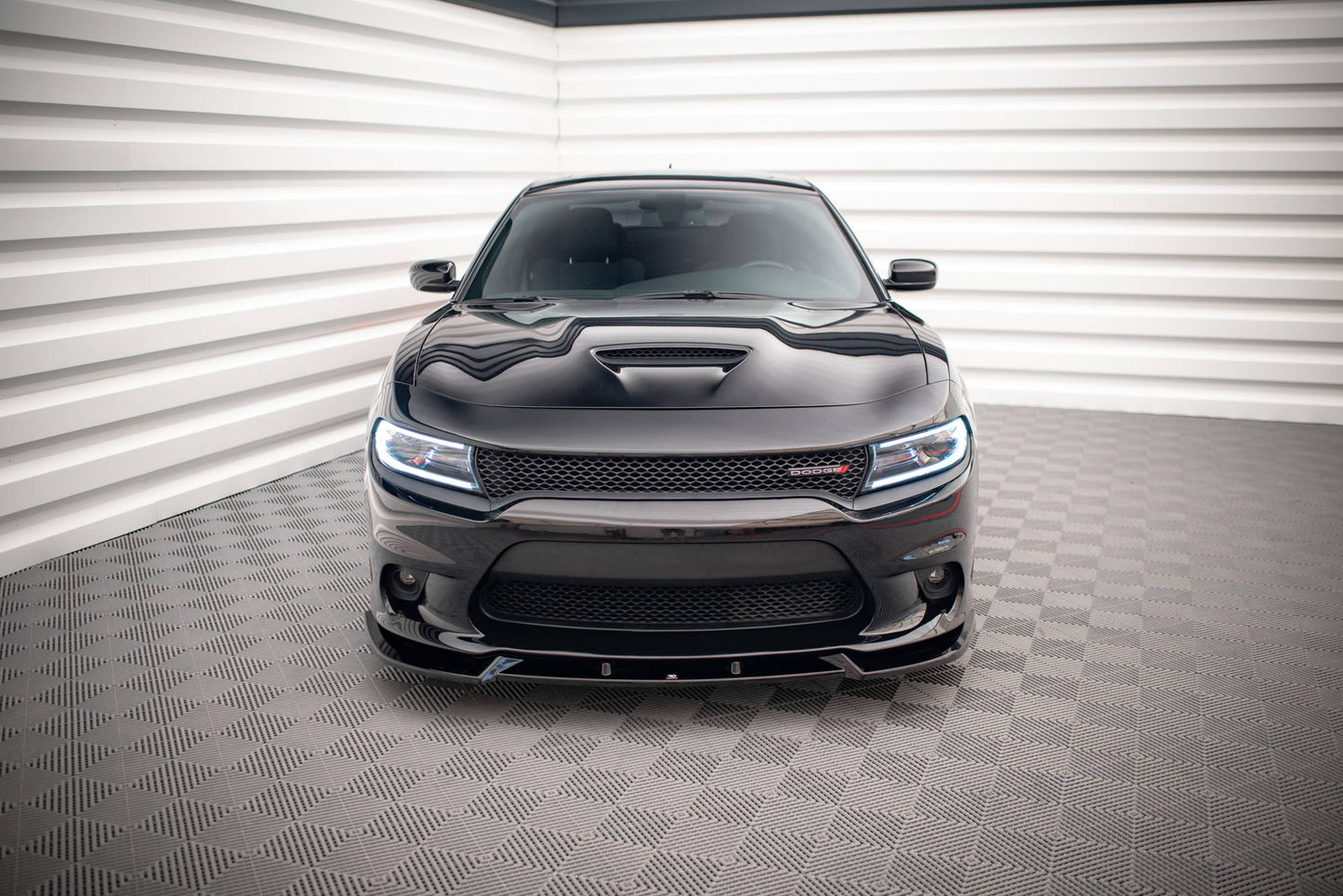 Front Ansatz V.2 für Dodge Charger SRT Mk7 Facelift Carbon Look