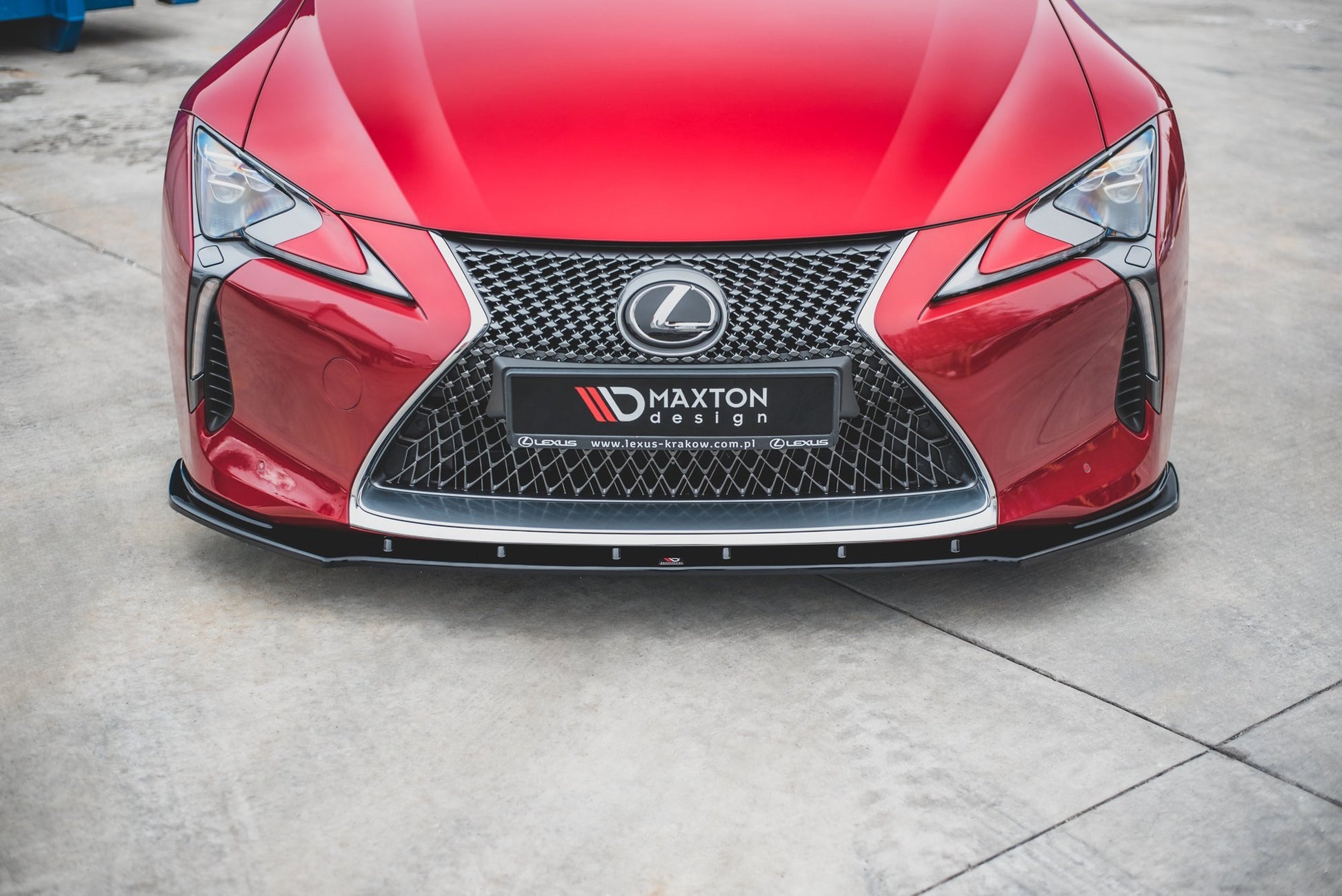 Front Ansatz V.1 für Lexus LC 500 schwarz matt