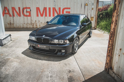 Front Ansatz für Seite + Front Ansatz für  BMW M5 E39 schwarz Hochglanz