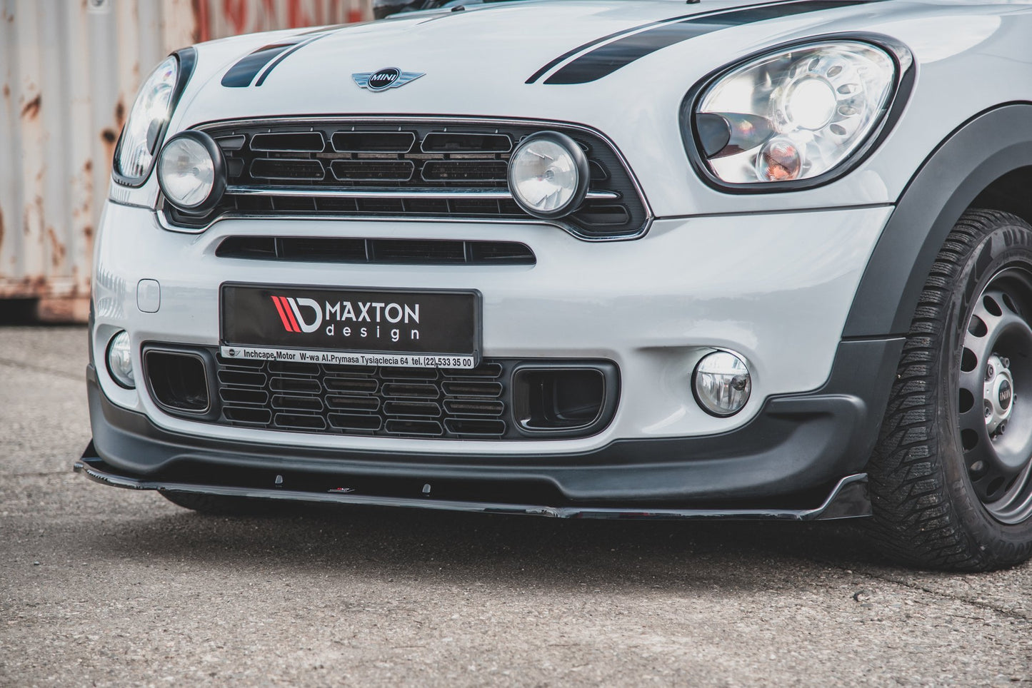 Front Ansatz für Mini Countryman Mk1 JCW  Carbon Look