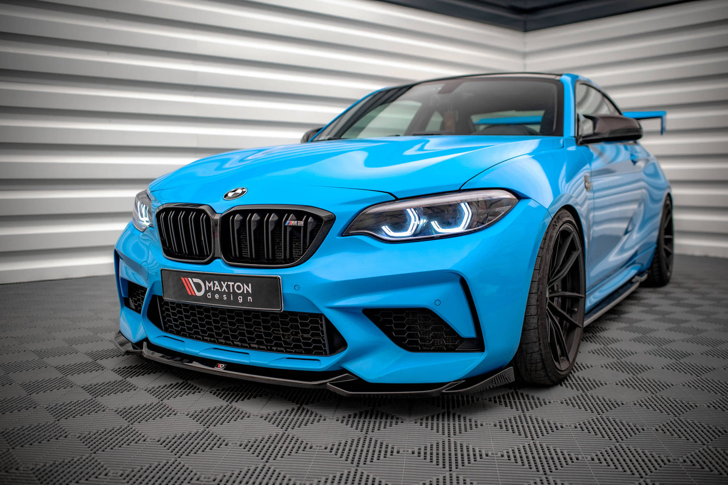 Front Ansatz V.1 für BMW M2 Competition F87 schwarz matt