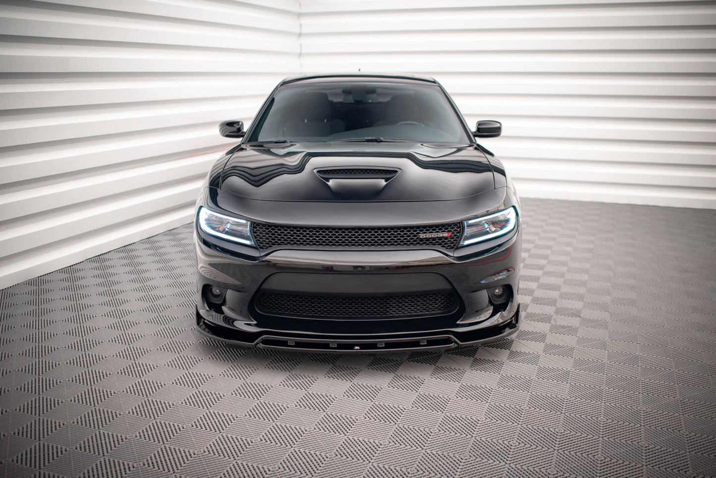 Front Ansatz V.1 für Dodge Charger SRT Mk7 Facelift Carbon Look