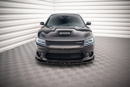 Front Ansatz V.1 für Dodge Charger SRT Mk7 Facelift schwarz matt