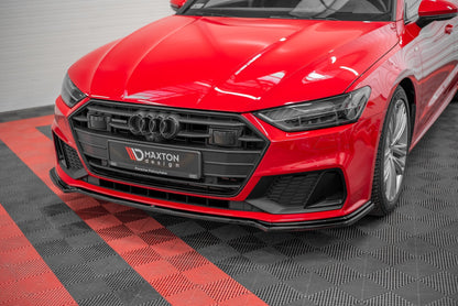 Front Ansatz V.1 für Audi A7 C8 S-Line / S7 C8 schwarz matt