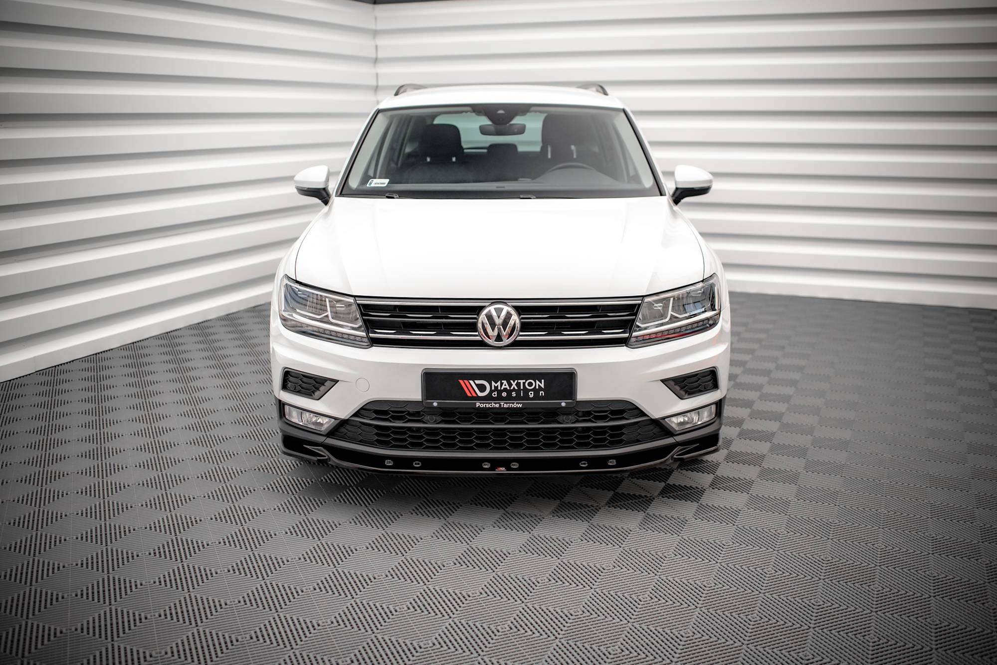 Front Ansatz V.3 Für Volkswagen Tiguan R / R-Line Mk2 Facelift