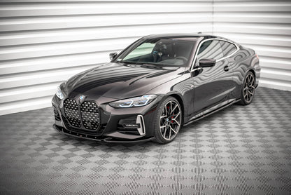 Front Ansatz V.4 für BMW 4er M-Paket G22 schwarz matt