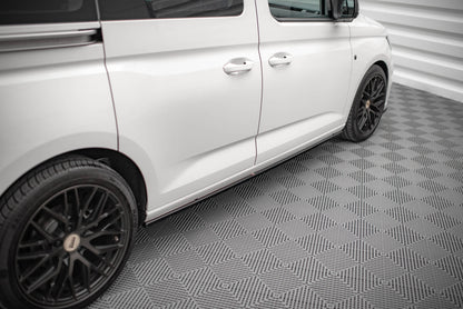 Seitenschweller Ansatz für Volkswagen Caddy Mk5 Carbon Look