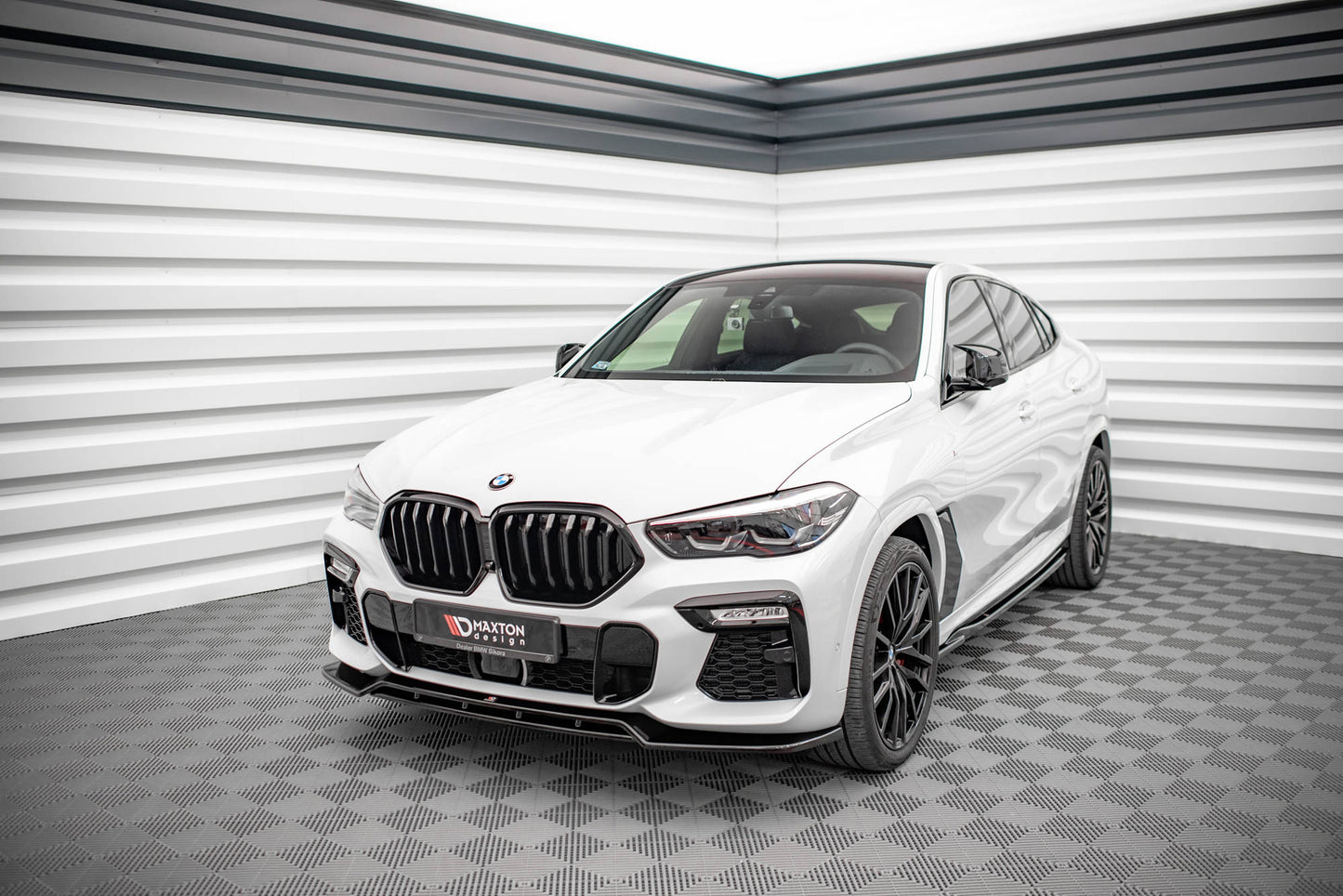 Front Ansatz V.2 für BMW X6 M-Paket G06 Carbon Look