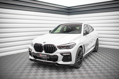 Front Ansatz V.2 für BMW X6 M-Paket G06 Carbon Look