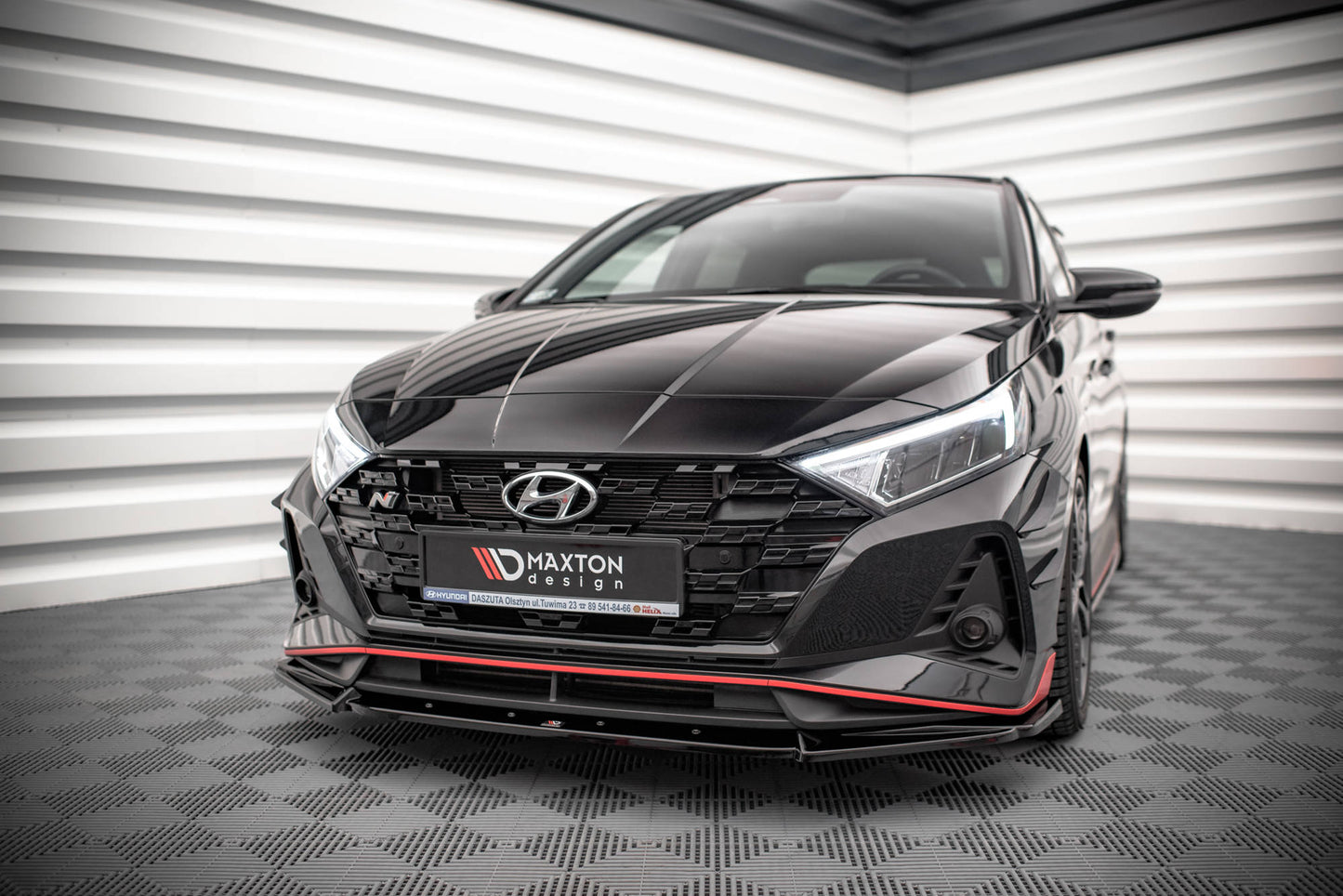 Front Ansatz V.2 für Hyundai I20 N Mk3 Carbon Look