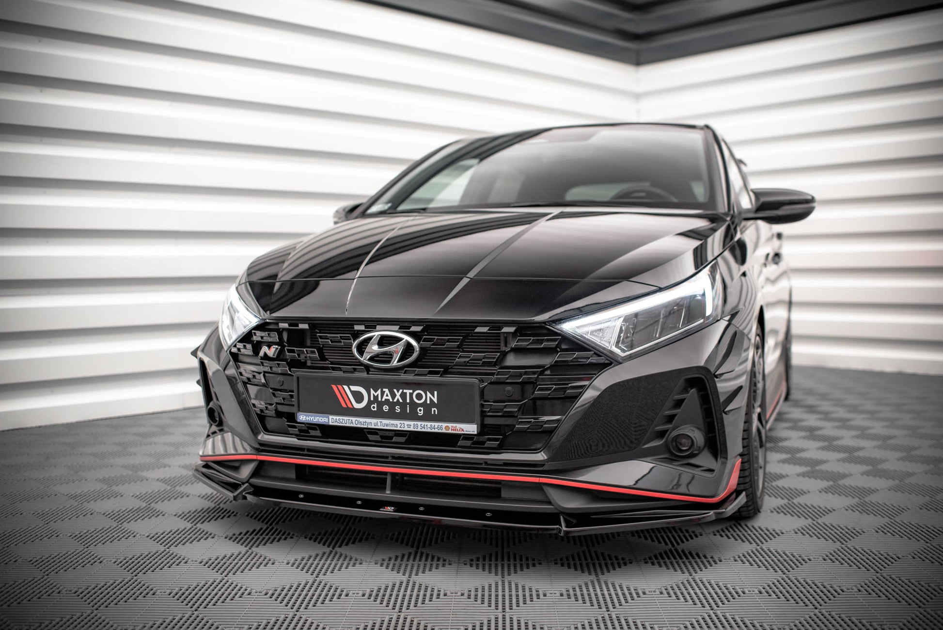 Front Ansatz V.2 für Hyundai I20 N Mk3 Carbon Look