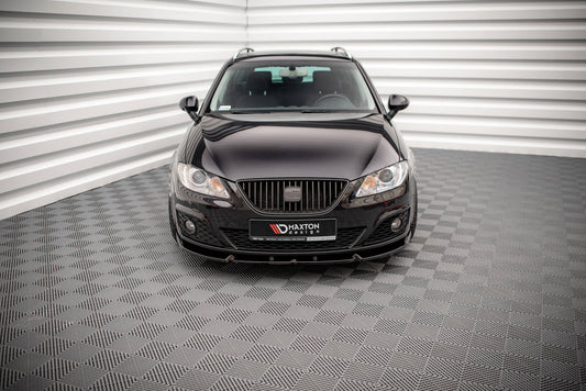 Front Ansatz V.1 für Seat Exeo schwarz Hochglanz