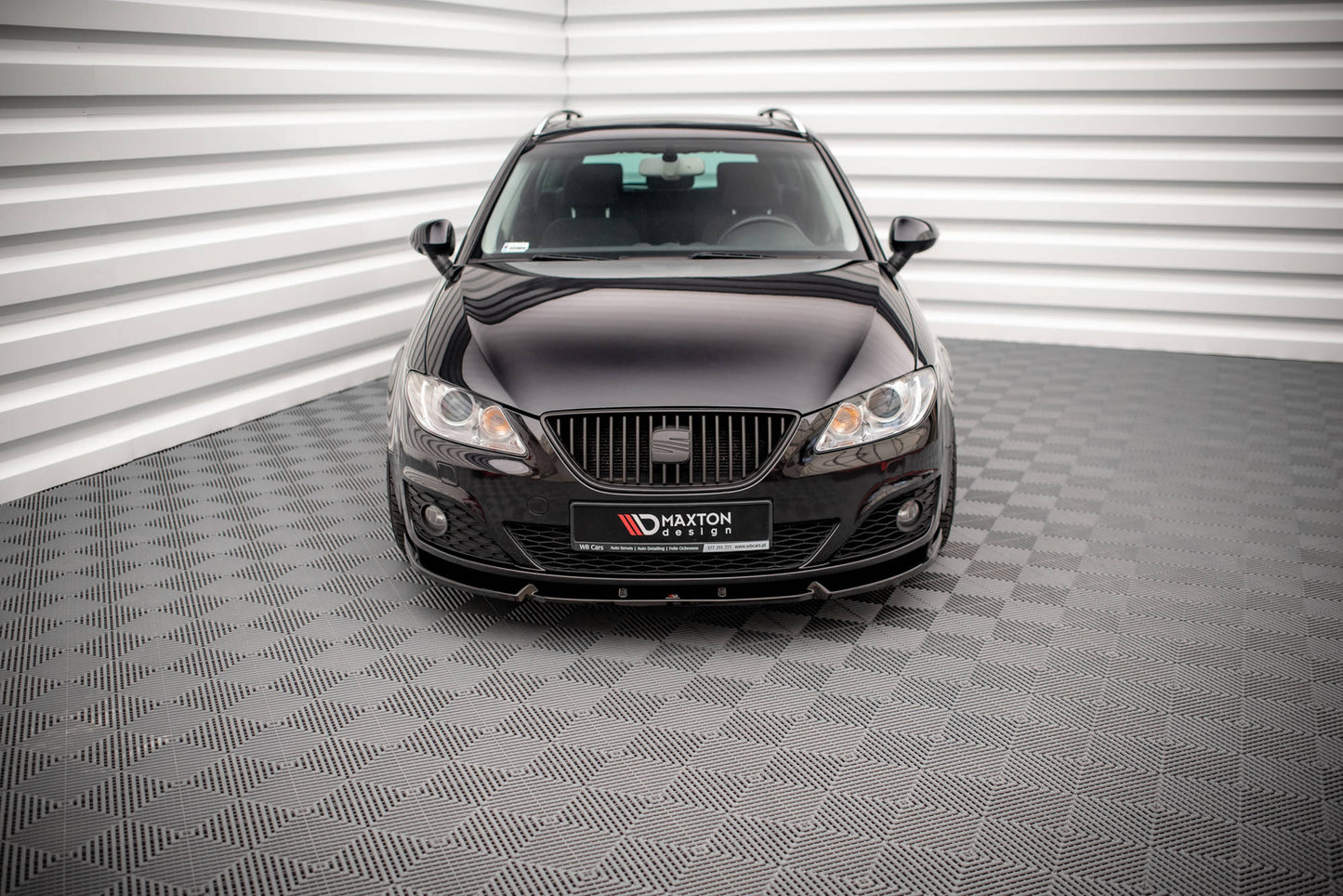 Front Ansatz V.1 für Seat Exeo Carbon Look