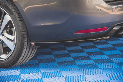 Heck Ansatz Flaps Diffusor V.2 für Peugeot 308 SW Mk2 Facelift schwarz matt