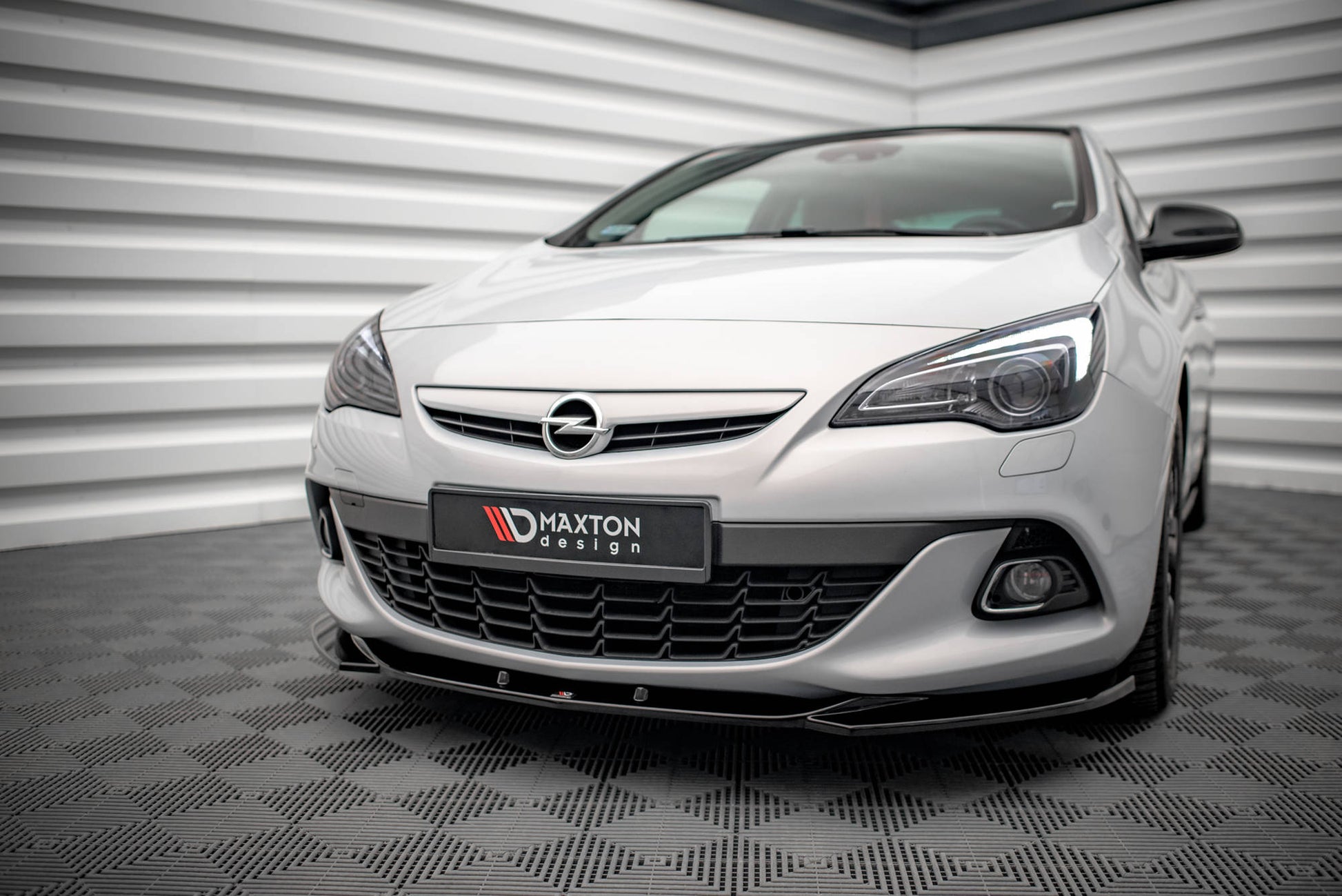 Front Ansatz V.1 für Opel Astra GTC OPC-Line J Carbon Look
