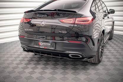 Mittlerer Diffusor Heck Ansatz DTM Look für Mercedes-Benz GLE Coupe AMG-Line C167 Carbon Look