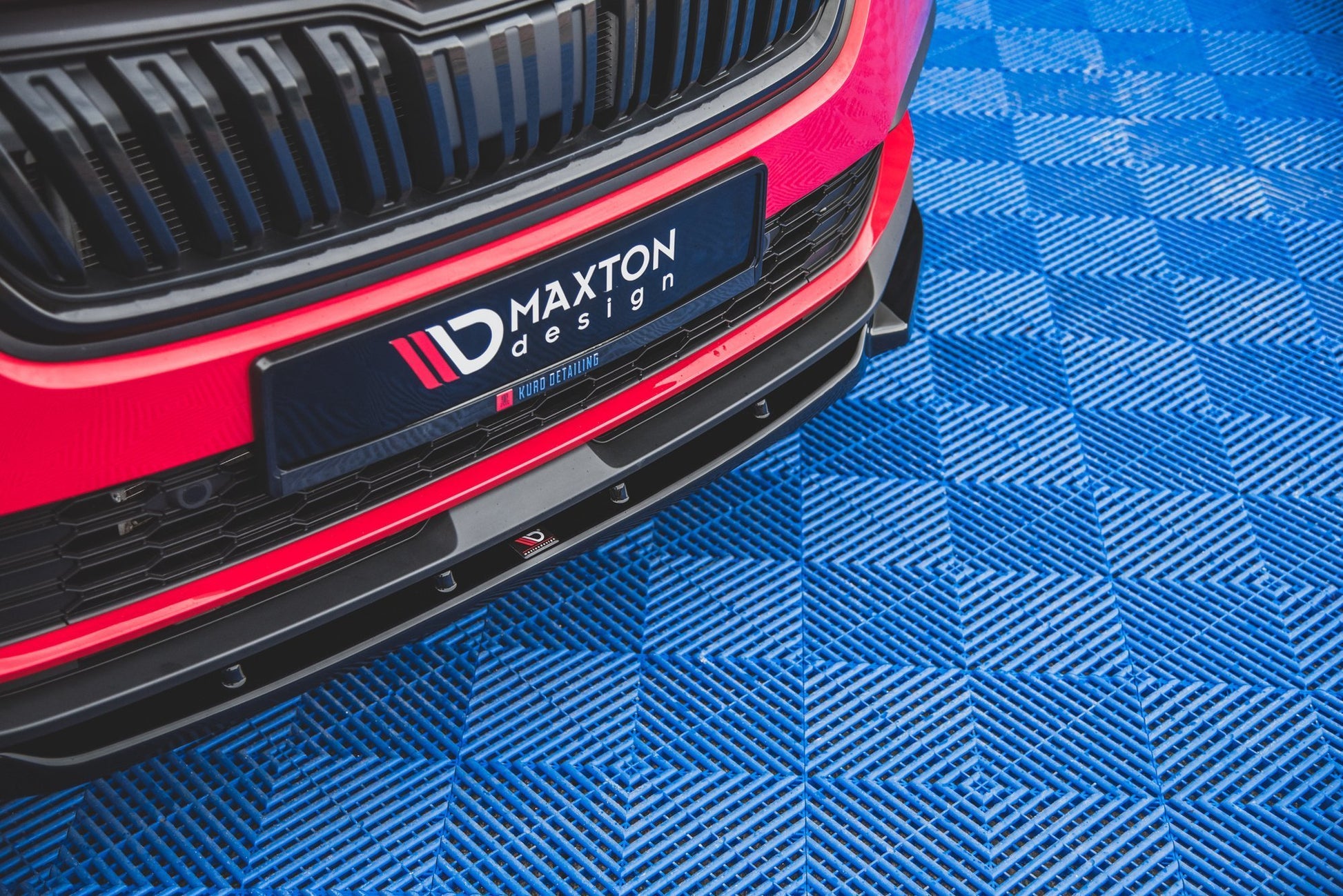 Front Ansatz V.1 für Skoda Kamiq schwarz matt