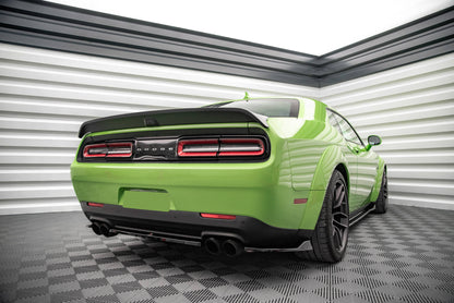 Heck Ansatz Flaps Diffusor für Dodge Challenger SRT Hellcat Mk3 schwarz matt