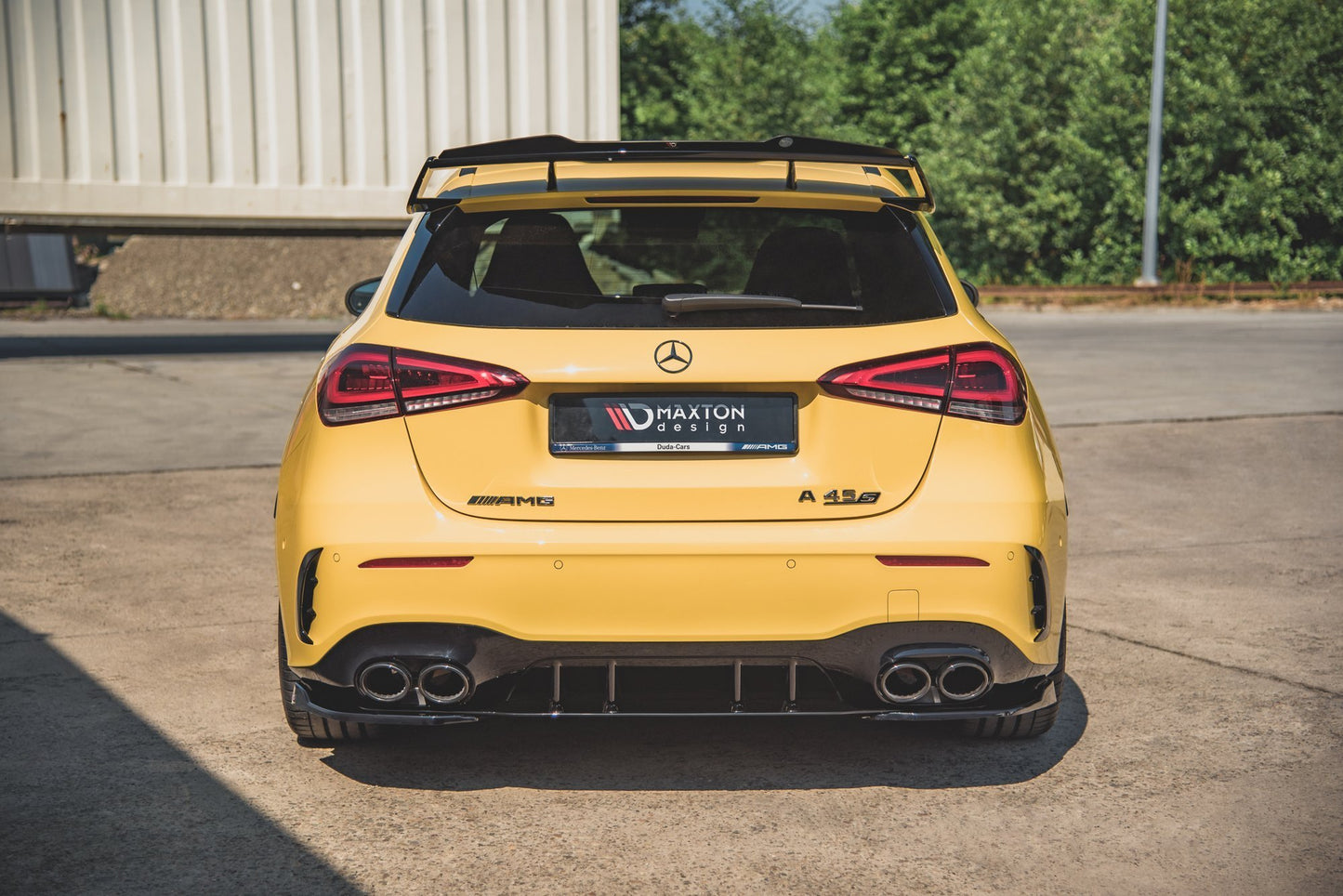 Spoiler CAP für Mercedes-AMG A 45 S W177 schwarz matt