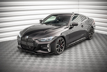 Front Ansatz V.3 für BMW 4er M-Paket G22 schwarz matt